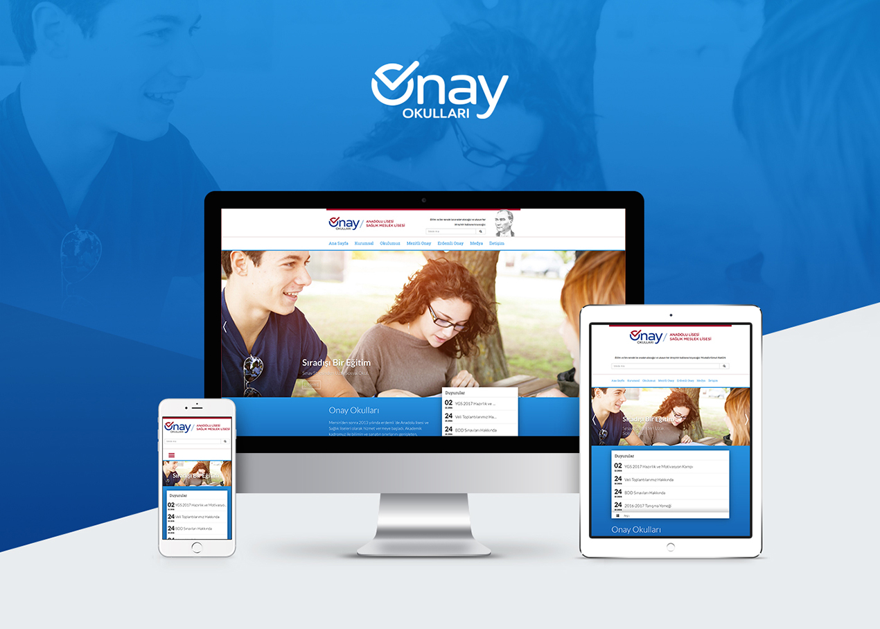 Onay Okulları Web Tasarımı